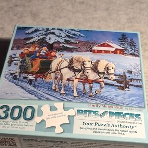 Bits and Pieces Family Sleigh Ride Puzzle